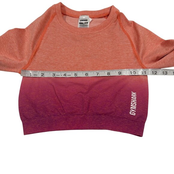 Gymshark Adapt Seamless‎ Cropped Ombre Dip-Dye Top Size XS - Picture 6 of 7